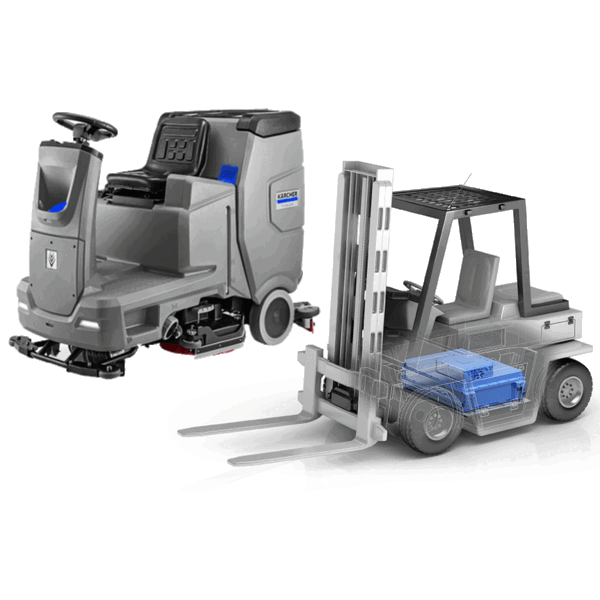 عکس لیفتراک و اسکرابر - liftrak and scrubber machine picture